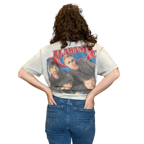 Tops - Vintage 1999 Alabama Band Tour Graphic T Shirt Large